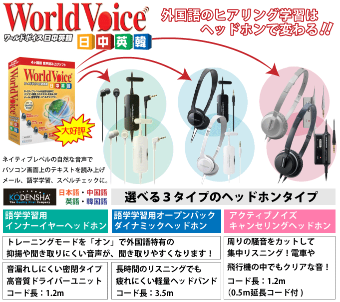 ��ȯ����ϯ�ɥ��եȡ�WorldVoice ����Ѵڡܥإåɥۥ�